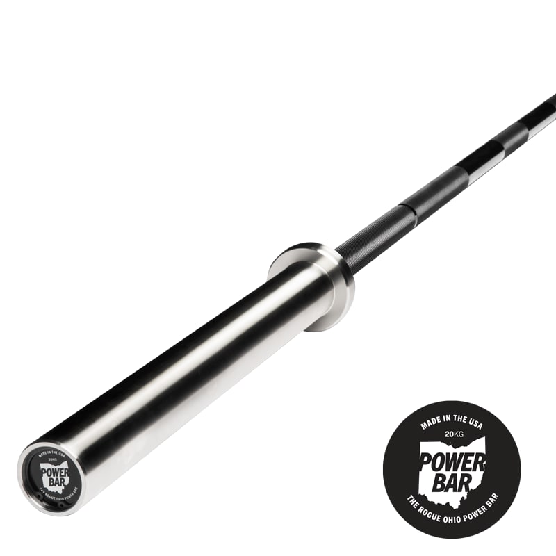 Rogue 20KG Ohio Power Bar - Black Zinc | Rogue Fitness